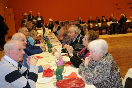 La galette du CCAS pour les Anciens.
